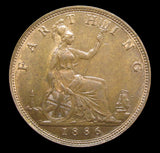 Victoria 1886 Farthing - GEF