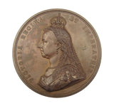 1887 Victoria Jubilee 77mm Bronze Cased Medal - By Boehm