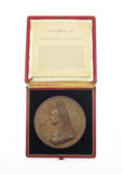 1887 Victoria Jubilee 77mm Bronze Cased Medal - By Boehm