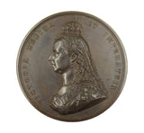 1887 Victoria Jubilee 77mm Bronze Medal - By Boehm