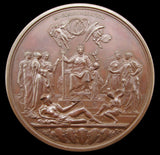 1887 Victoria Jubilee 77mm Bronze Medal By Boehm - EF