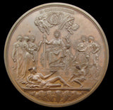 1887 Victoria Jubilee 77mm Bronze Medal By Boehm - EF