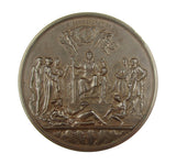 1887 Victoria Jubilee 77mm Bronze Medal - By Boehm