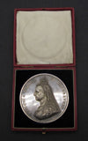 1887 Victoria Jubilee 77mm Silver Medal By Boehm - Cased