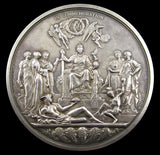 1887 Victoria Jubilee 77mm Silver Medal - By Boehm