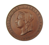 1887 Victoria Golden Jubilee 39mm Bronze Medal By Heaton - Cased