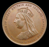 1887 Victoria Golden Jubilee Fifty Years 38mm Medal - By Wyon