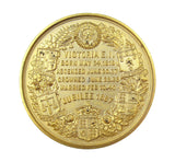 1887 Golden Jubilee 39mm Gilt Medal - By Moore