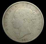 Victoria 1887 Halfcrown - Fine