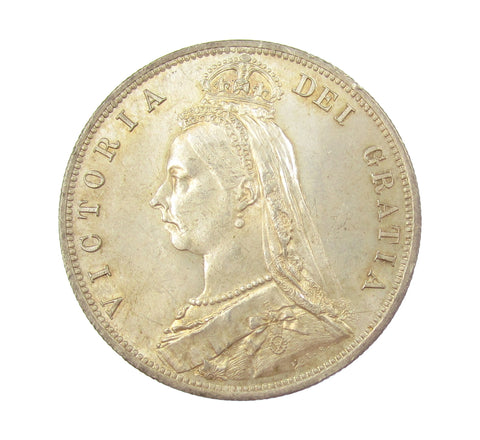 Victoria 1887 Halfcrown - A/UNC