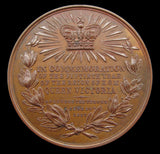1887 Victoria Golden Jubilee 32mm Bronze Medal By Heaton - Cased