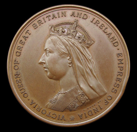 1887 Victoria Jubilee 38mm Lostwithiel Mayor Cased Medal - By Wyon