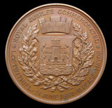 1887 Victoria Jubilee 38mm Lostwithiel Mayor Cased Medal - By Wyon