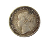 Victoria 1887 Maundy Penny - A/UNC