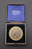 1887 Manchester Royal Jubilee Exhibition 44mm Gilt Bronze Medal - By Heaton