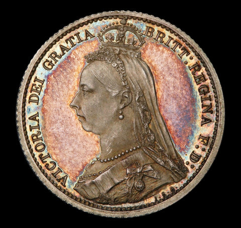 Victoria 1887 Proof Sixpence - PCGS PR64CAM