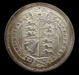 Victoria 1887 Sixpence - R/V In Victoria - GEF