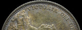 Victoria 1887 Sixpence - R/V In Victoria - EF
