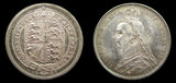 Victoria 1887 Cased Specimen Set - Crown to Threepence