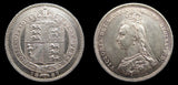 Victoria 1887 Specimen Set - Crown to Threepence