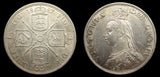 Victoria 1887 Cased Specimen Set - Crown to Threepence
