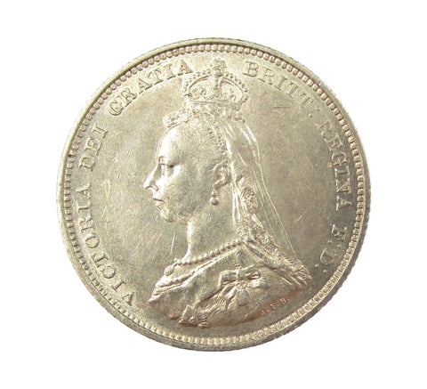 Victoria 1887 Shilling - EF