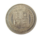 Victoria 1887 Shilling - A/UNC
