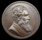 1887 Numismatic Society Golden Jubilee 57mm Bronze Medal