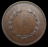 1887 Numismatic Society Golden Jubilee 57mm Bronze Medal
