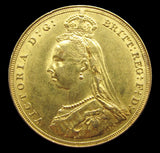Victoria 1887 Gold Sovereign - EF