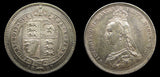 Victoria 1887 Specimen Set - Crown to Threepence