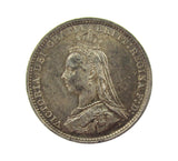 Victoria 1887 Threepence - UNC