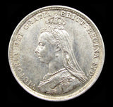 Victoria 1887 Threepence - UNC