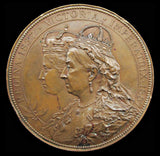 1887 Victoria Golden Jubilee Corporation Of London 80mm Medal - By Scharff