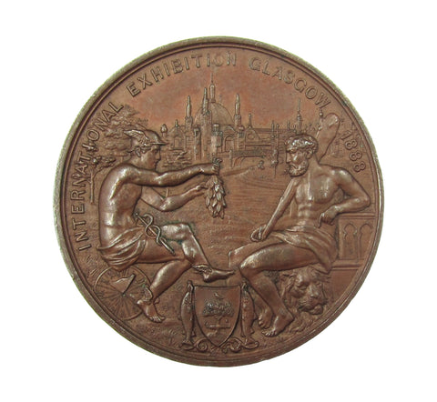 1888 Glasgow International Exhibition 38mm Bronze Medal