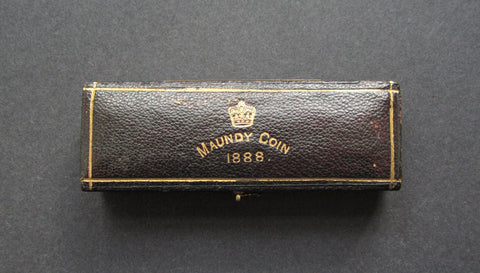 1888 Dated Hard Case For 4 Coin Maundy Set