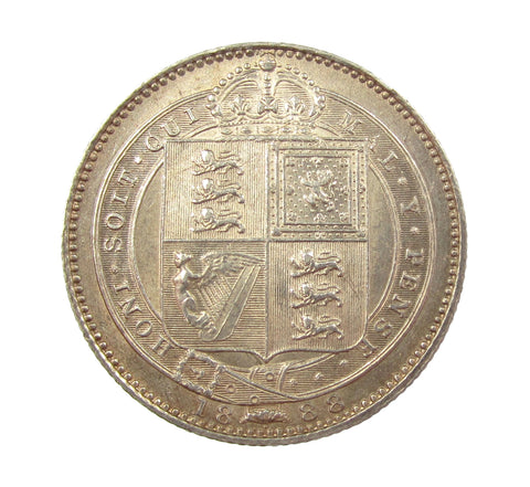 Victoria 1888 Shilling - GVF+