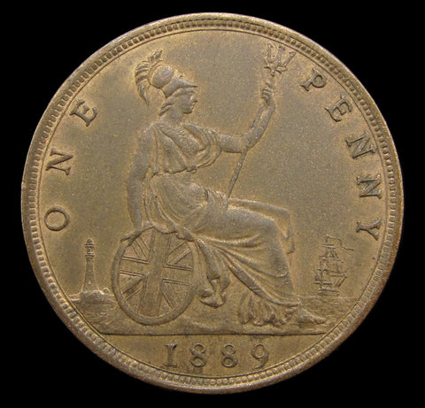 Victoria 1889 Penny - EF