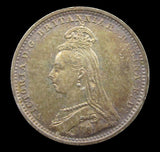 Victoria 1889 Maundy Twopence - A/UNC