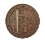 1890 Death Of William Blades 41mm Bronze Medal