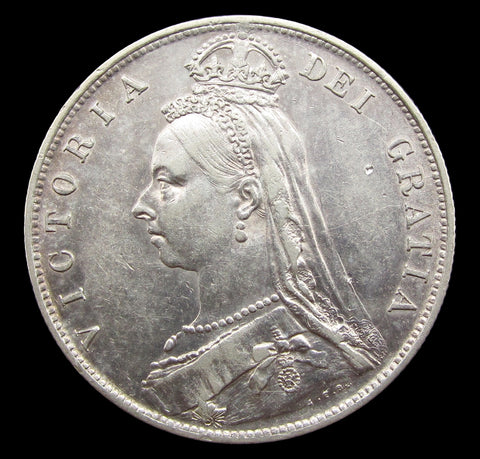 Victoria 1890 Halfcrown - GVF