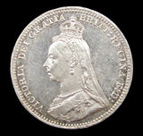 Victoria 1890 Threepence - UNC