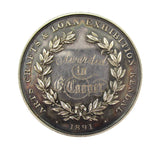 1891 Kendal Arts Crafts & Loan Exhibition 45mm Silver Medal