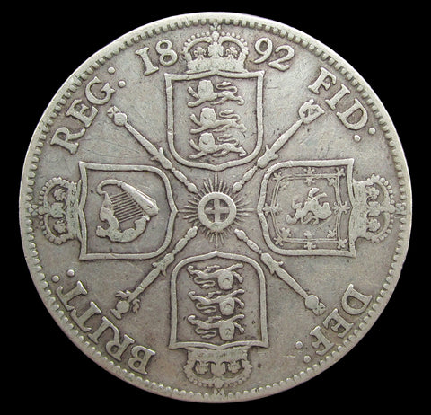 Victoria 1892 Florin - Fine