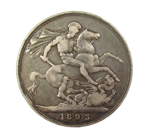 Victoria 1893 Crown - Wide 3 In Date - Fine
