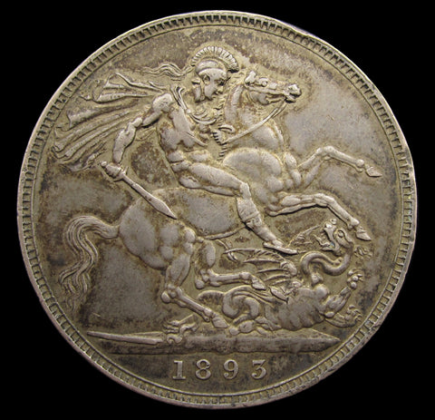 Victoria 1893 Crown - VF