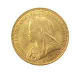 Victoria 1893 Half Sovereign - GEF
