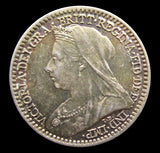 Victoria 1893 Maundy Penny - UNC