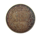 Victoria 1893 Proof Sixpence - nFDC