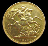 Victoria 1893 Two Pound / Double Sovereign - VF
